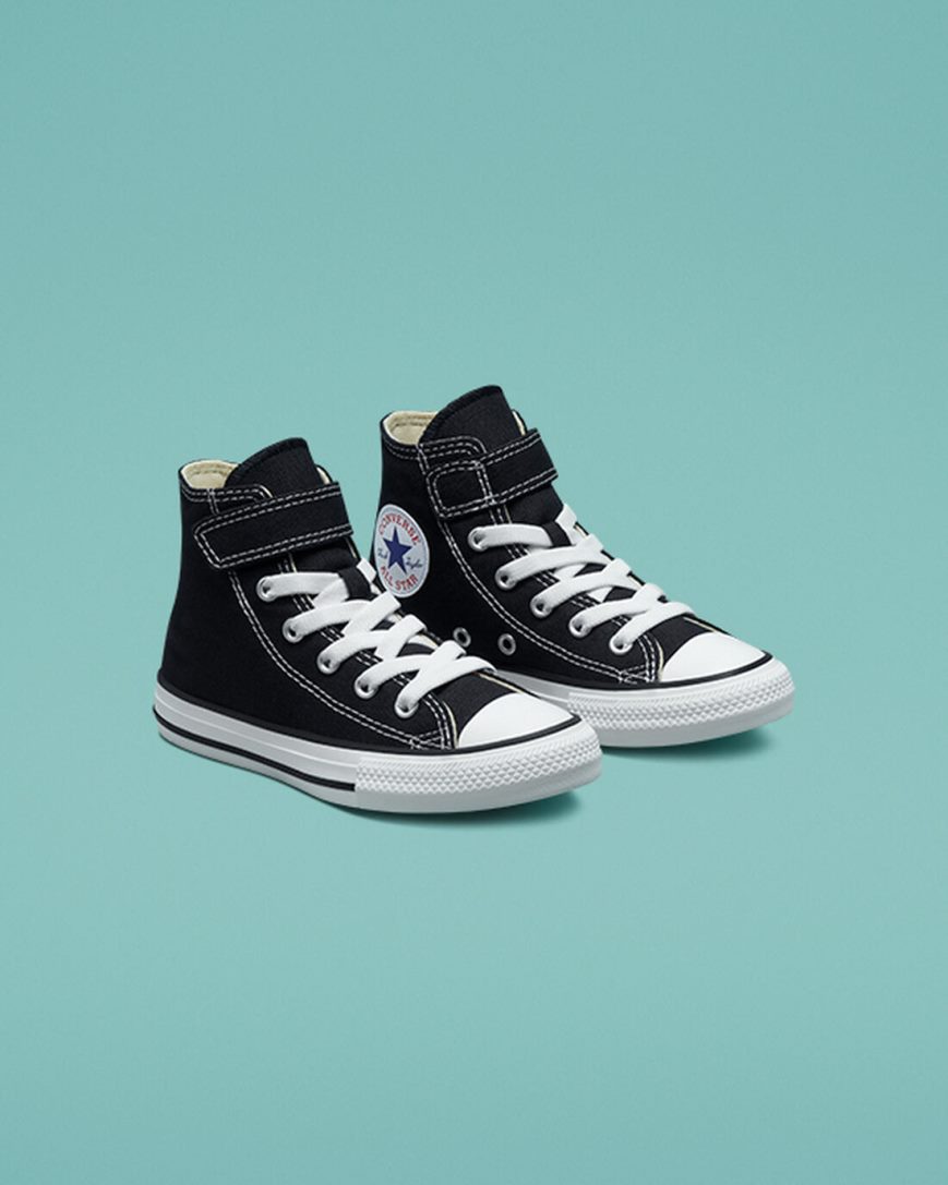 Tenisi Inalti Fete Converse Chuck Taylor All Star Easy-On Negrii Bej Albi | RO X13QDG532